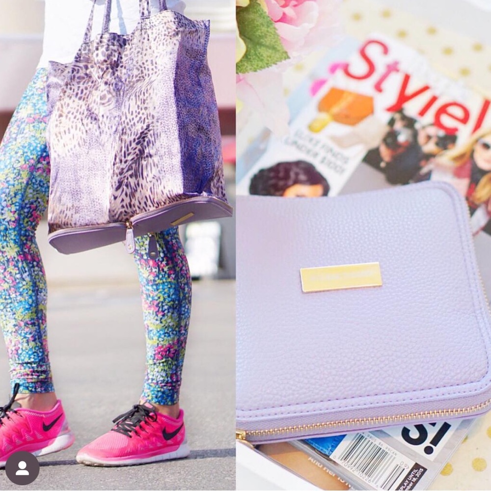 Big Bag Theory Lavender Folding Tote Bag